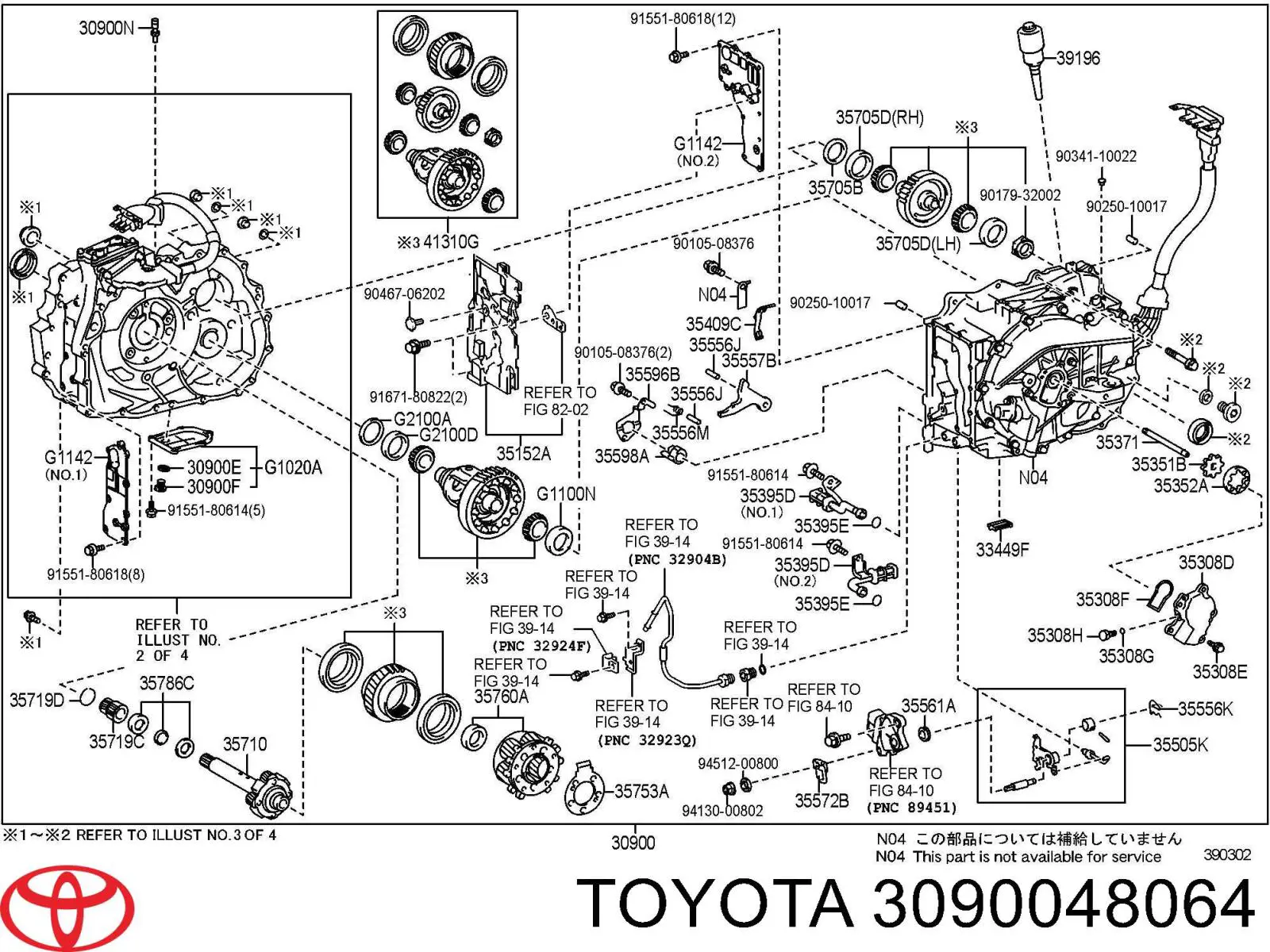 Caixa Automática de Mudança montada Toyota 3090048062 preço, a partir de 739,17 USD