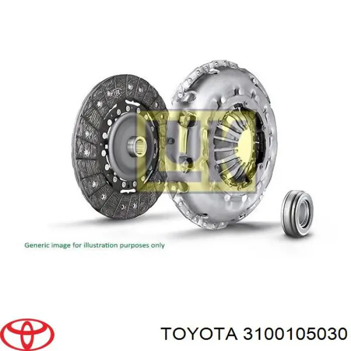 3100105030 Toyota Kit de embraiagem (3 peças)