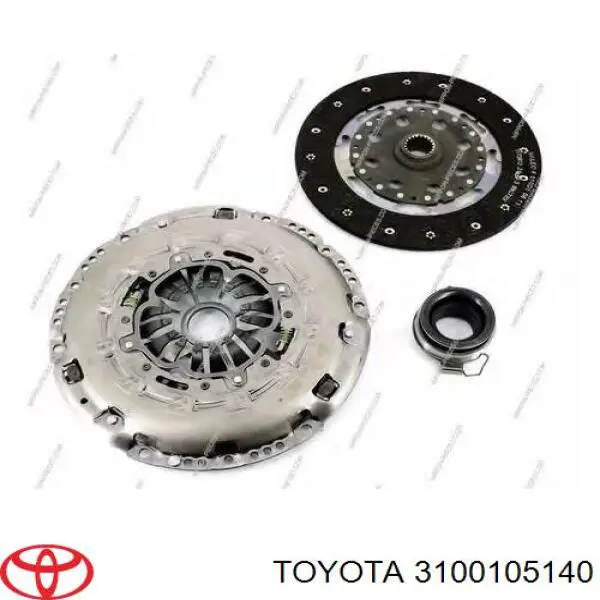 Kit de embraiagem (3 peças) Toyota 3100105090 preço, a partir de 556,11 USD
