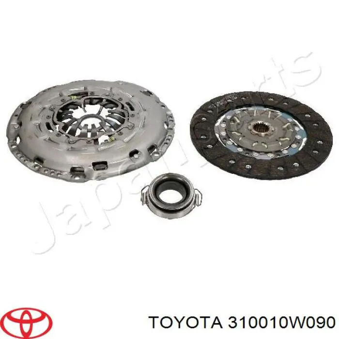 Kit de embraiagem (3 peças) Toyota 310010W090 preço, a partir de 244,12 USD
