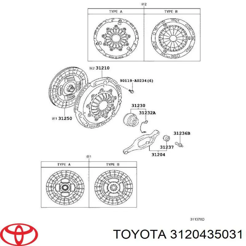 Compre Forquilha de embraiagem Toyota Land Cruiser 