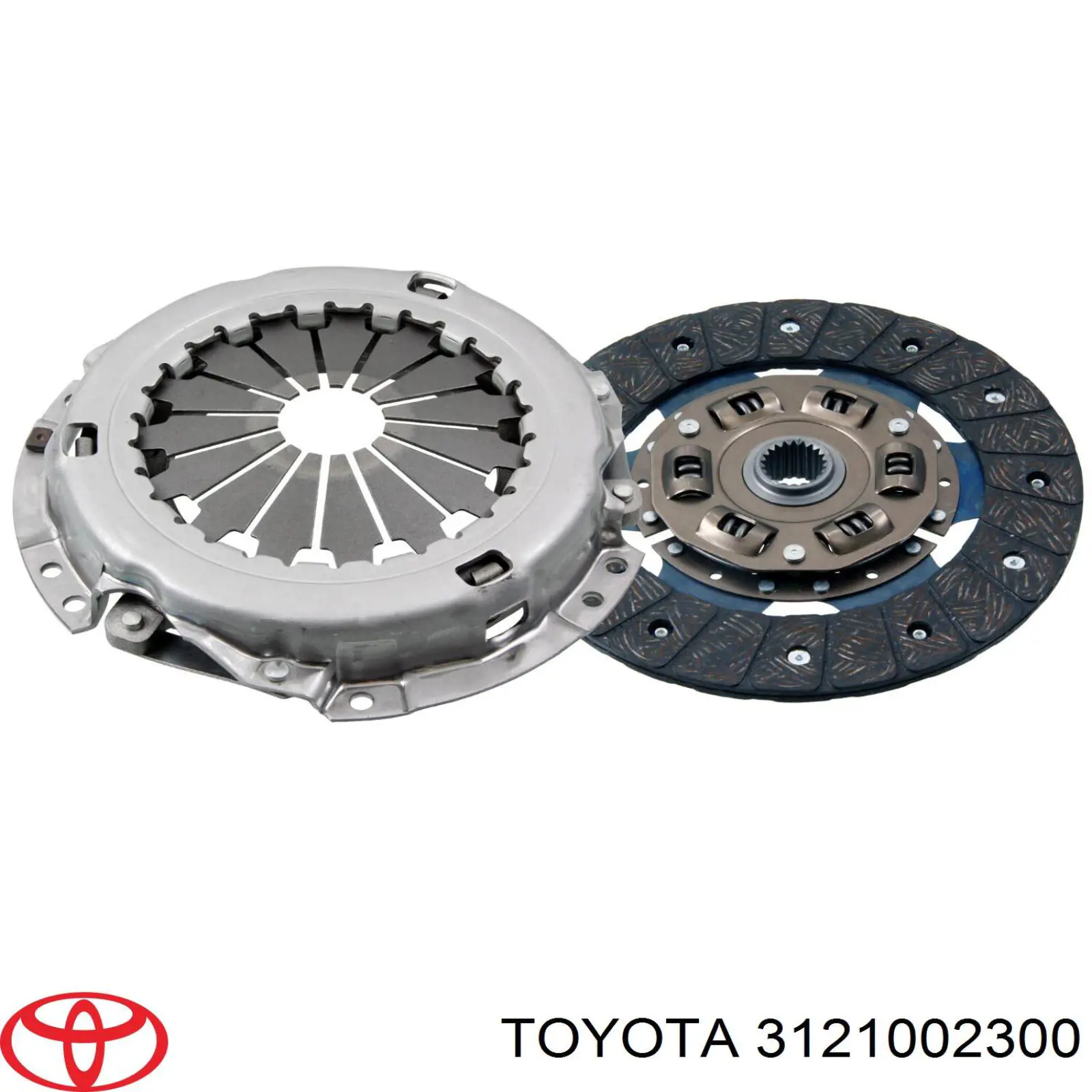 Compre 3121002300 Toyota Kit de embraiagem (3 peças)
