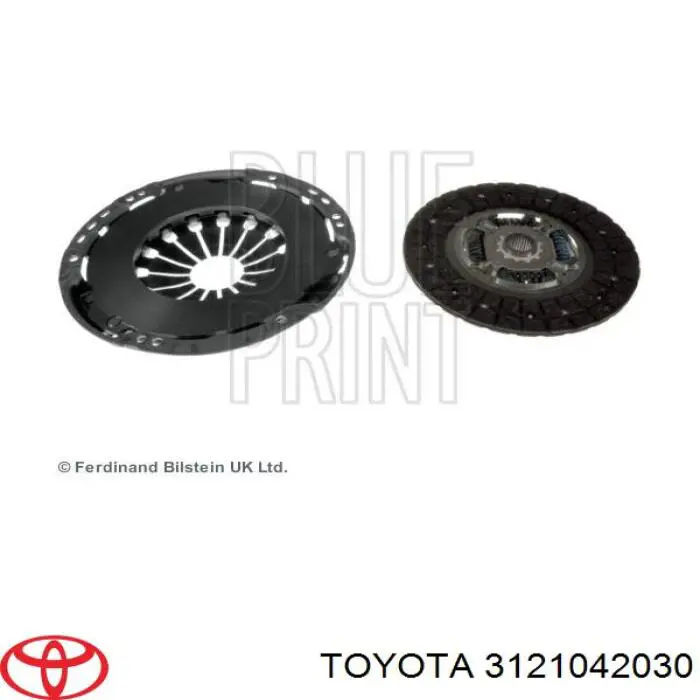 Cesta de embraiagem 3121042030 Toyota