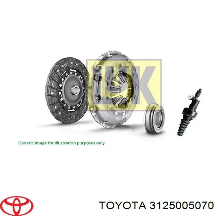Disco de embraiagem Toyota 3125005070 preço, a partir de 77,78 USD