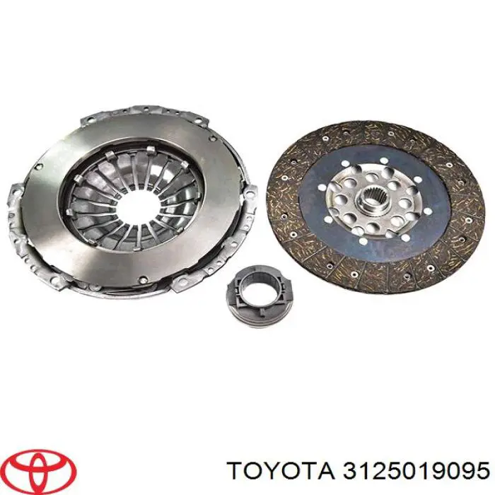 Compre 3125069046 Toyota Kit de embraiagem (3 peças)