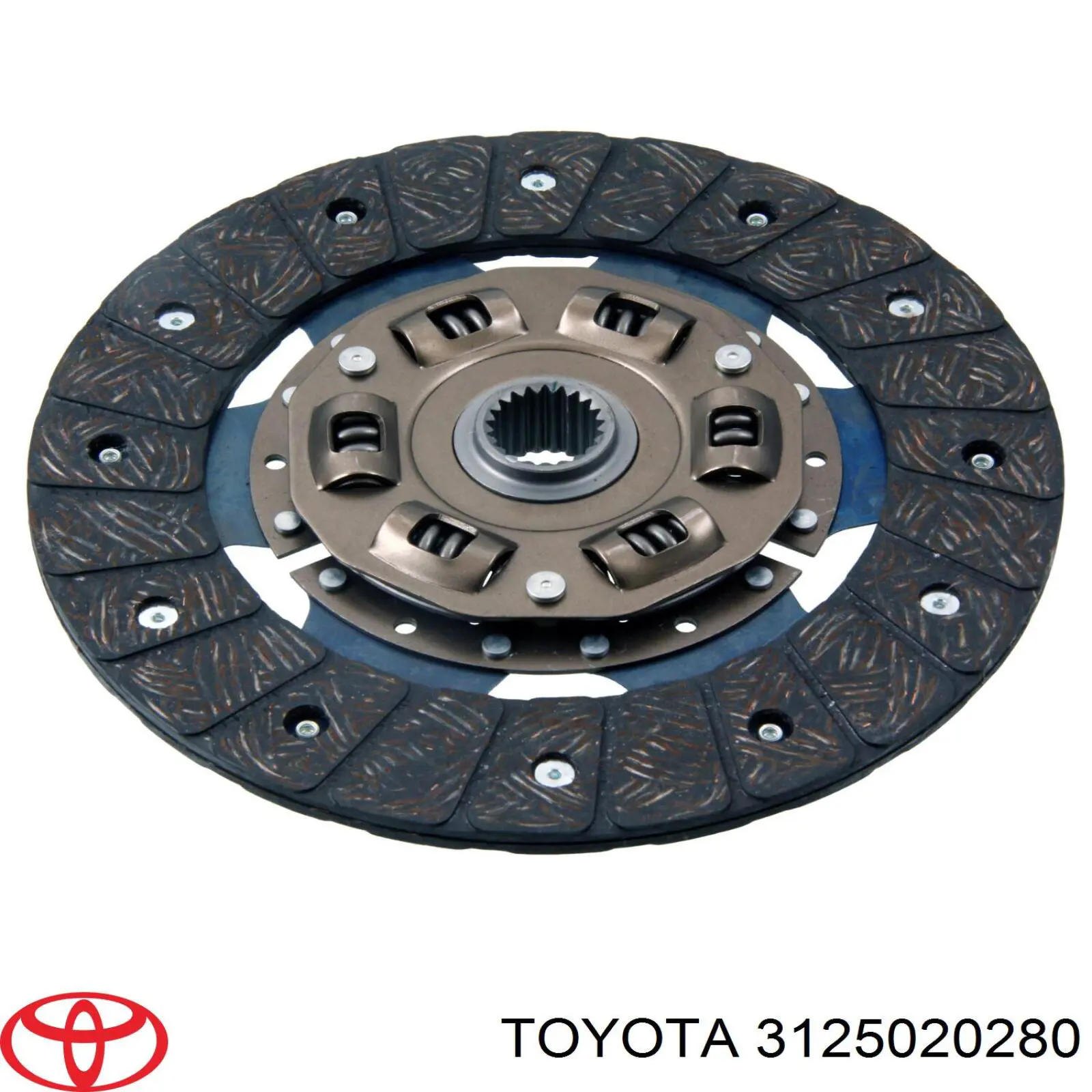 3125020280 Toyota Disco de embraiagem