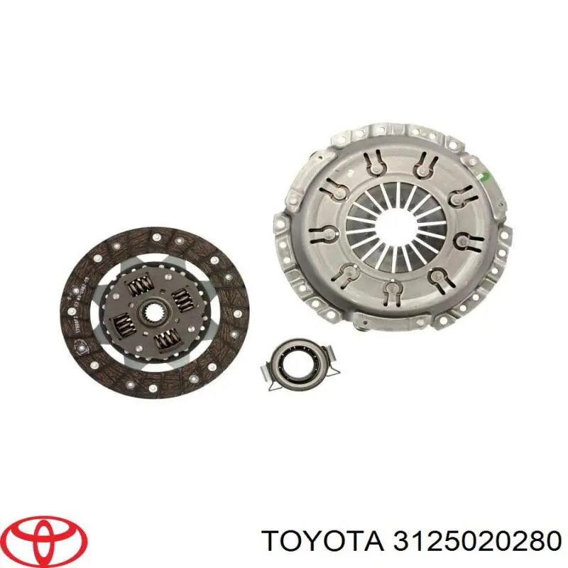 Compre 3125020280 Toyota Disco de embraiagem