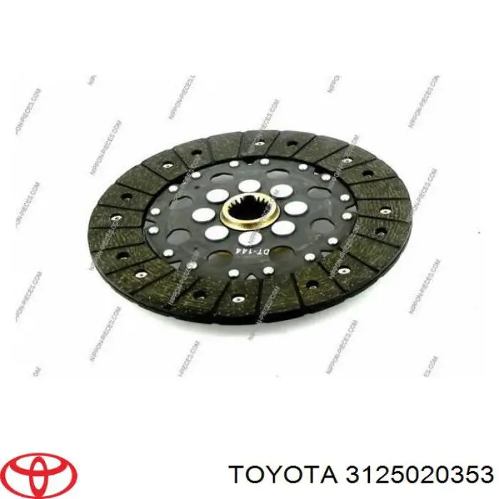 Compre 3125020353 Toyota Disco de embraiagem