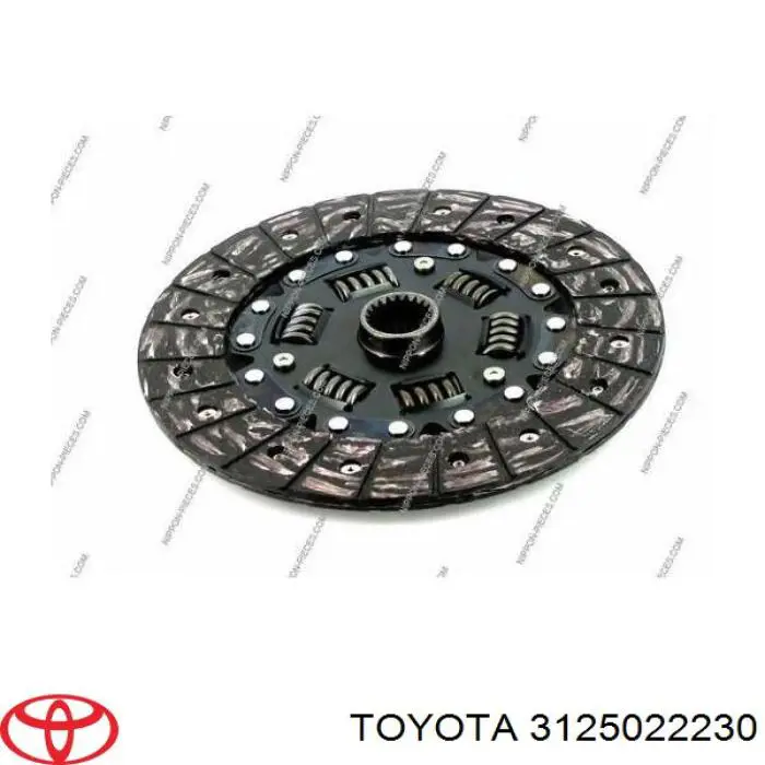 Compre 3125022230 Toyota Disco de embraiagem