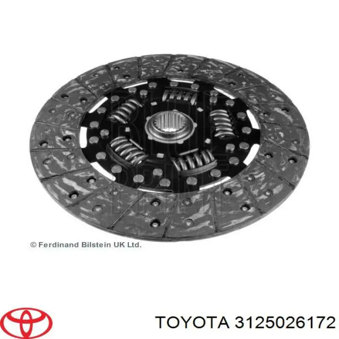Compre 3125026172 Toyota Disco de embraiagem
