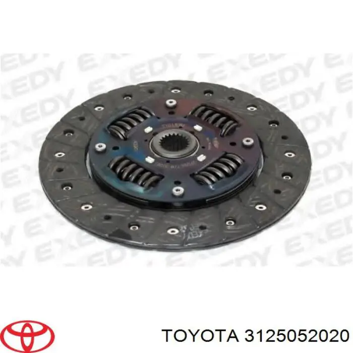 Disco de embraiagem Toyota 3125052020 preço, a partir de 114,47 USD