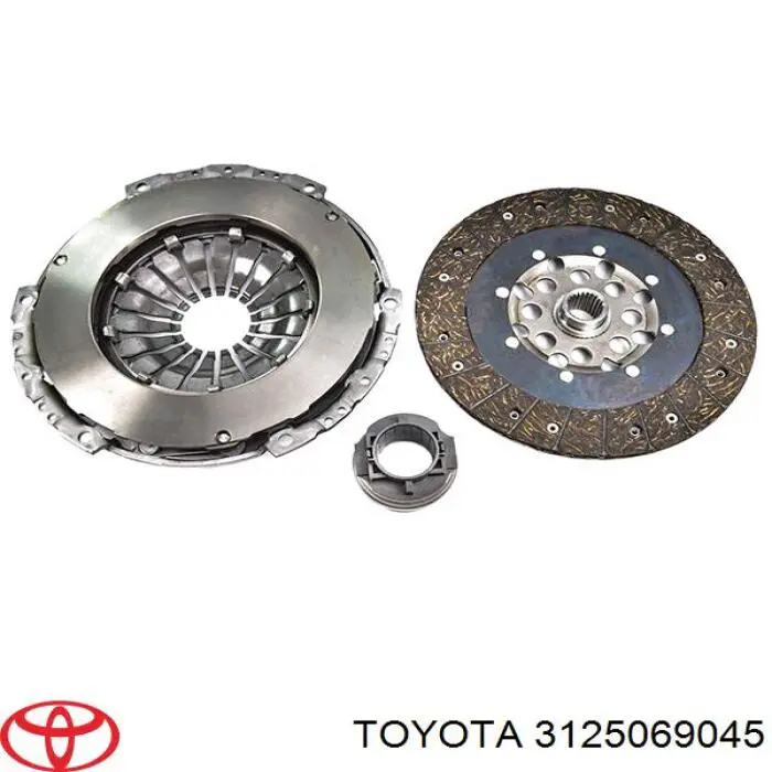 Kit de embraiagem (3 peças) Toyota 3125069045 preço, a partir de 206,12 USD