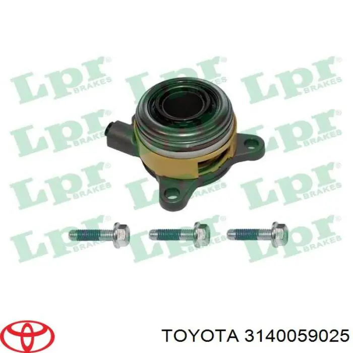 Compre 3140059025 Toyota Cilindro de trabalho de embraiagem montado com rolamento de desengate