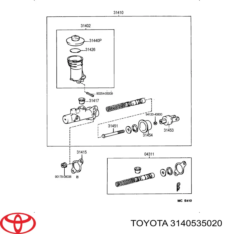 3140535020 Toyota 