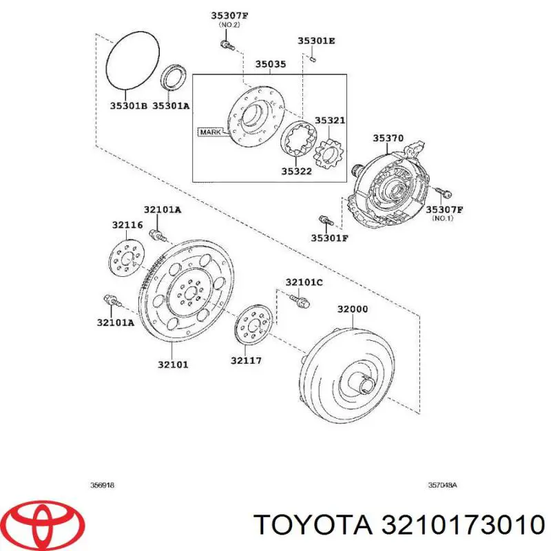 Volante de motor para Toyota Camry VII V50