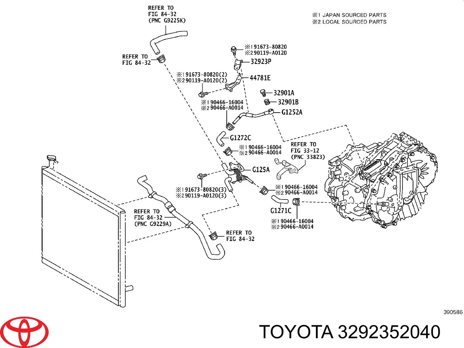 3292352040 Toyota 