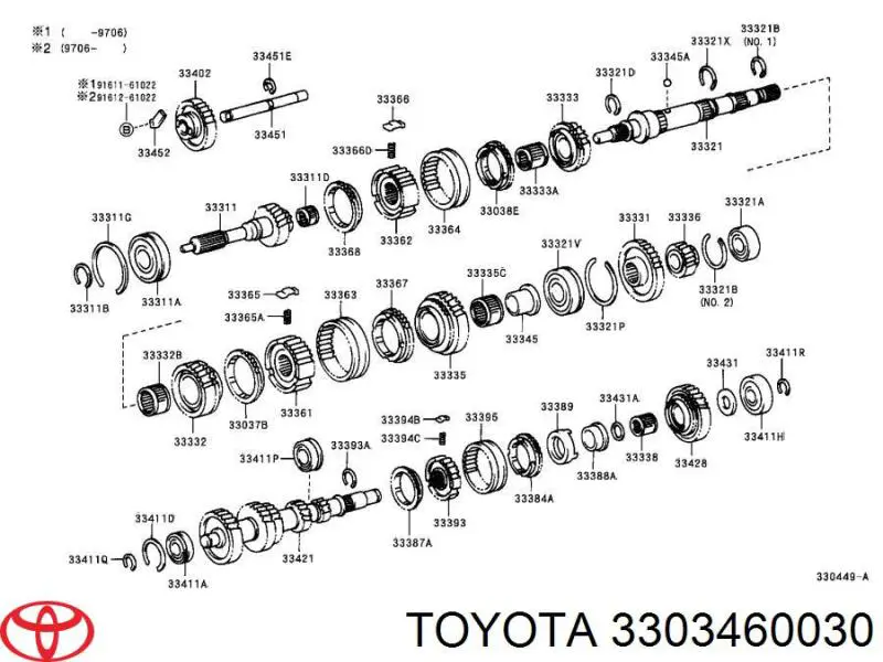 3303460030 Toyota 
