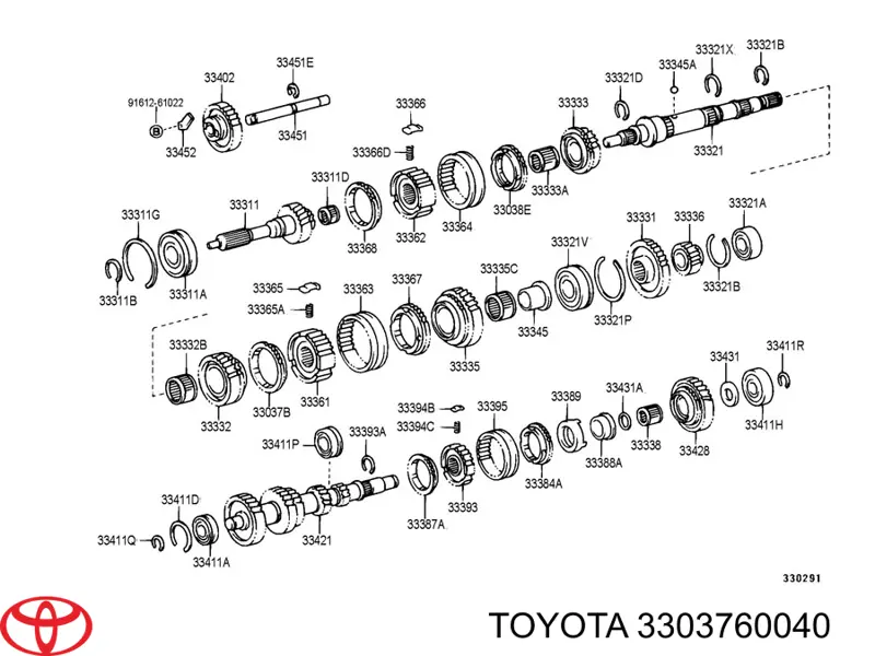 Anel de sincronizador Toyota 3303760040 preço, a partir de 245,51 USD