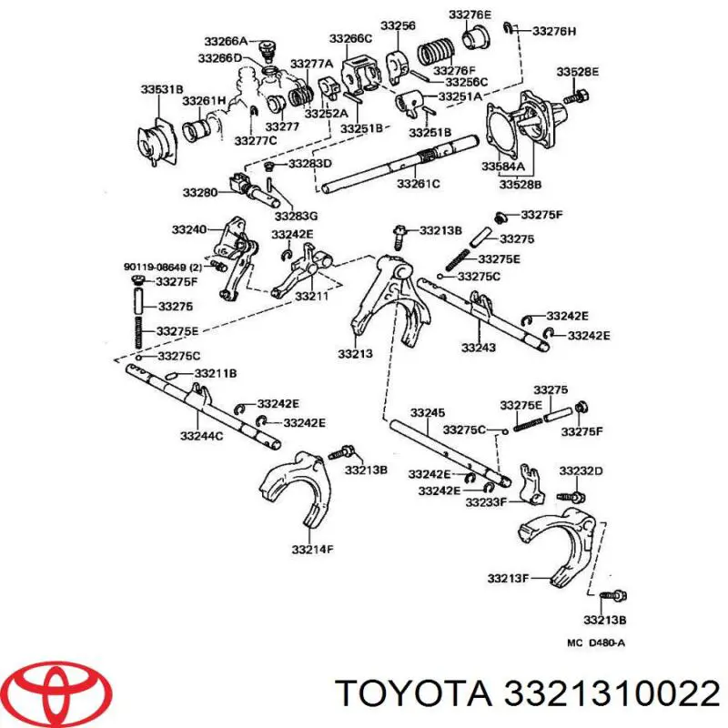 3321310022 Toyota 