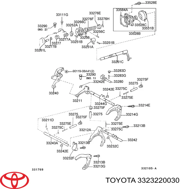 3323220030 Toyota 