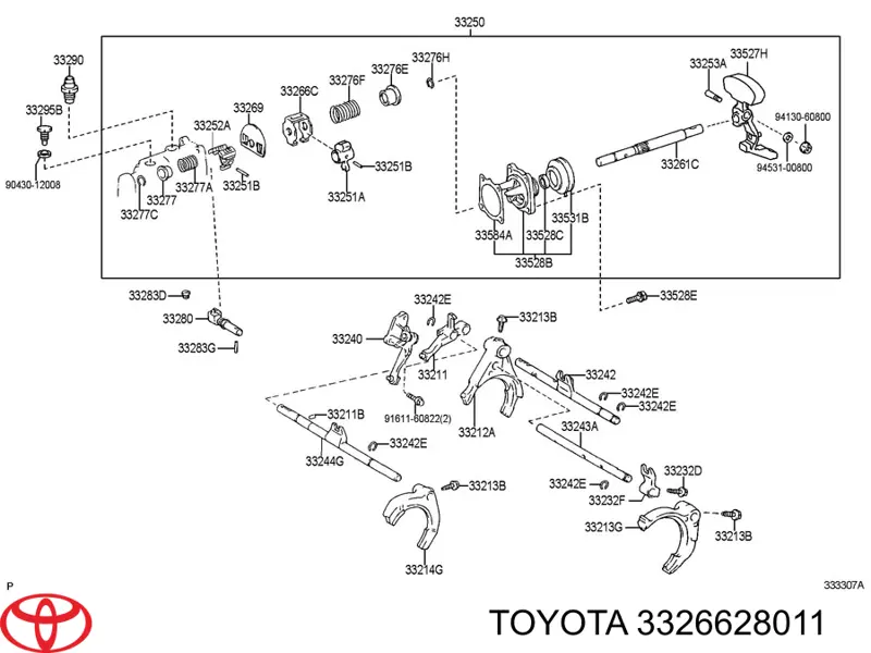 3326628011 Toyota 