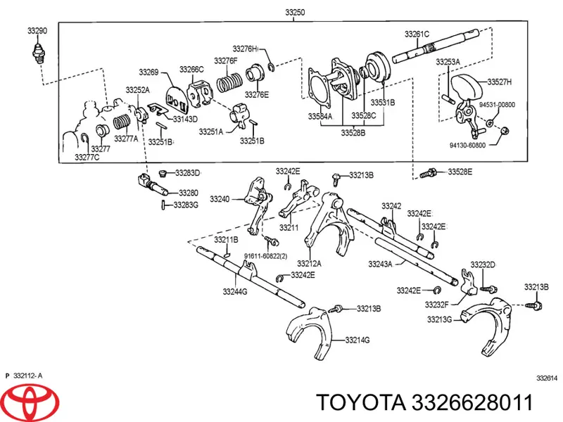  Toyota 3326628011 preço, a partir de 76,14 USD