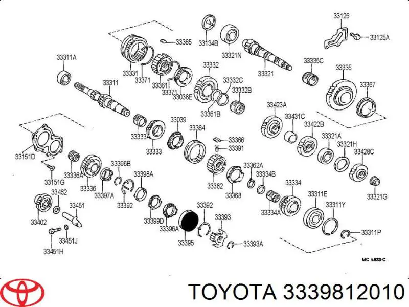  Toyota 3339812010 preço, a partir de 70,97 USD