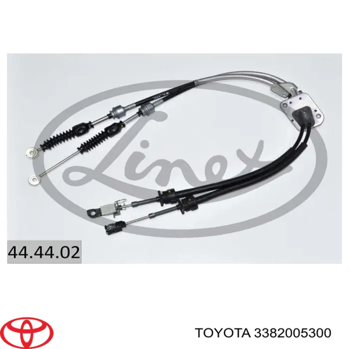 3382005300 Toyota Cabo de mudança duplo