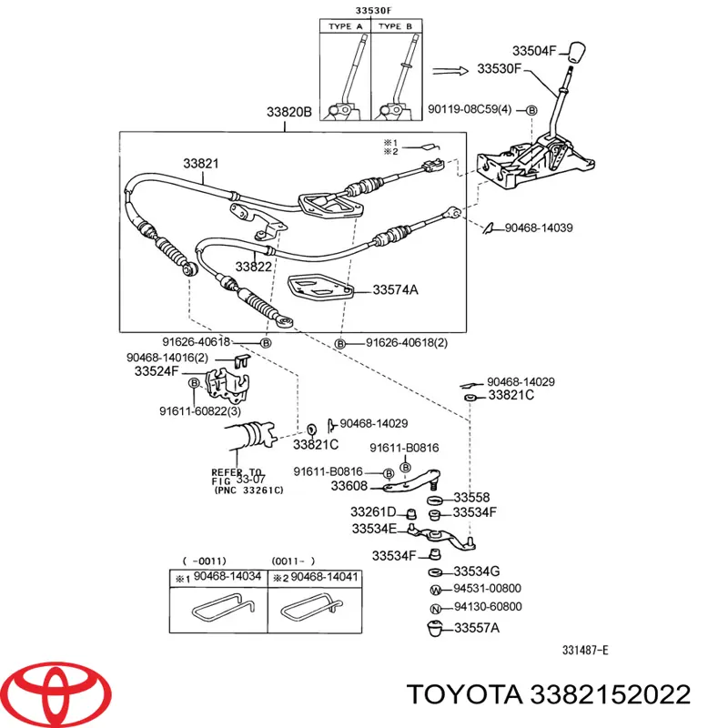  Toyota 3382152022 preço, a partir de 406,11 USD