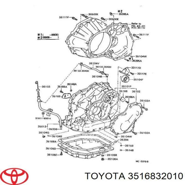 Compre 3516832010 Toyota Vedante de panela da Caixa Automática de Mudança/Caixa Mecânica de Mudança