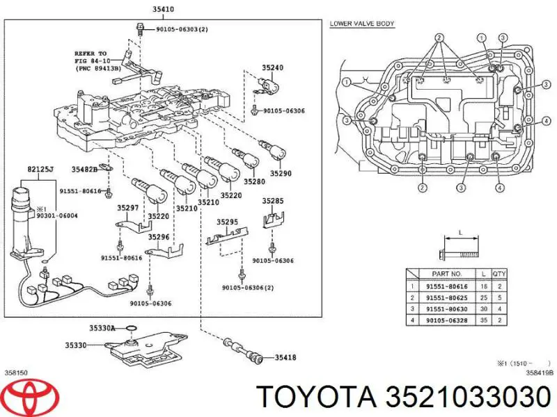 Solenoide da Caixa Automática de Mudança Toyota 3521033030 preço, a partir de 422,87 USD