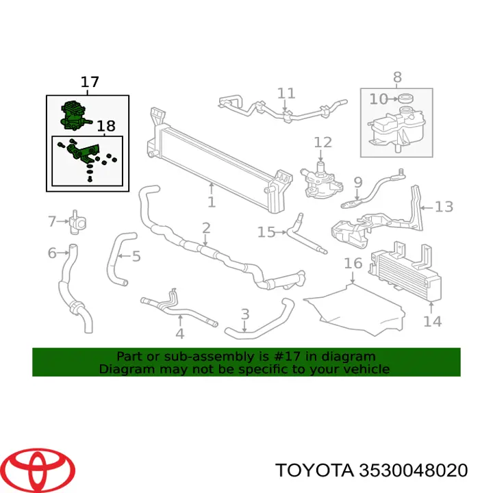 3530048020 Toyota Bomba de óleo da Caixa Automática de Mudança