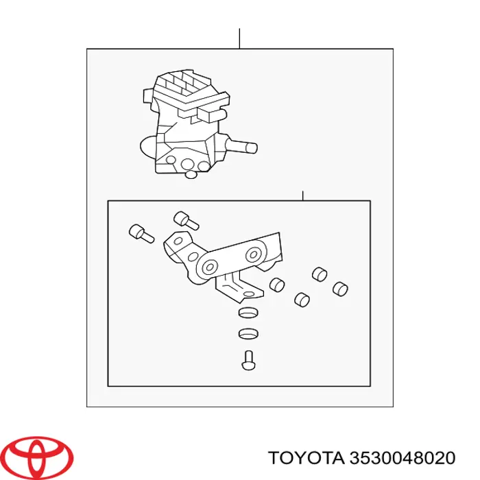 Bomba de óleo da Caixa Automática de Mudança Toyota 3530048020 preço, a partir de 1329,69 USD