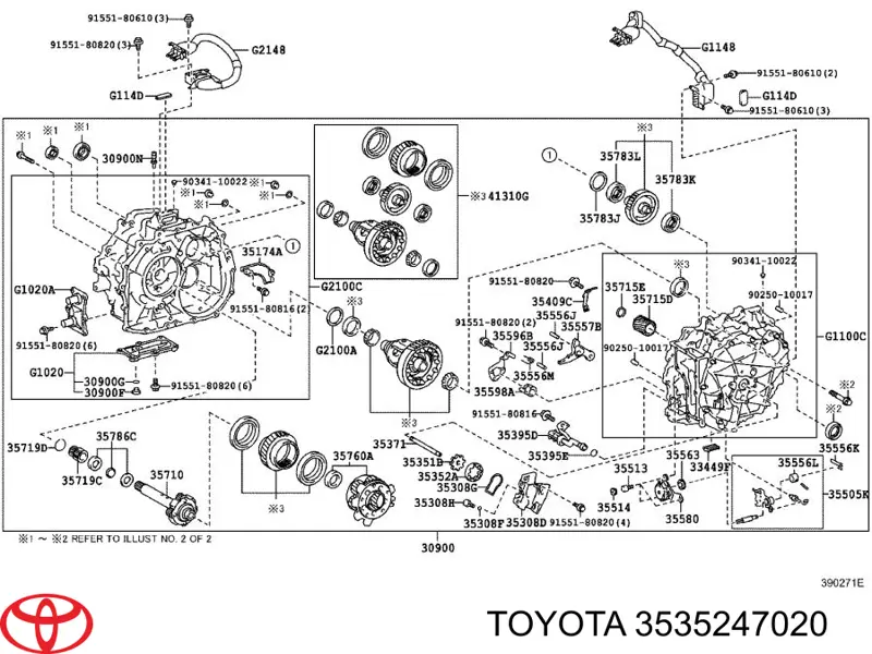 3535247020 Toyota 