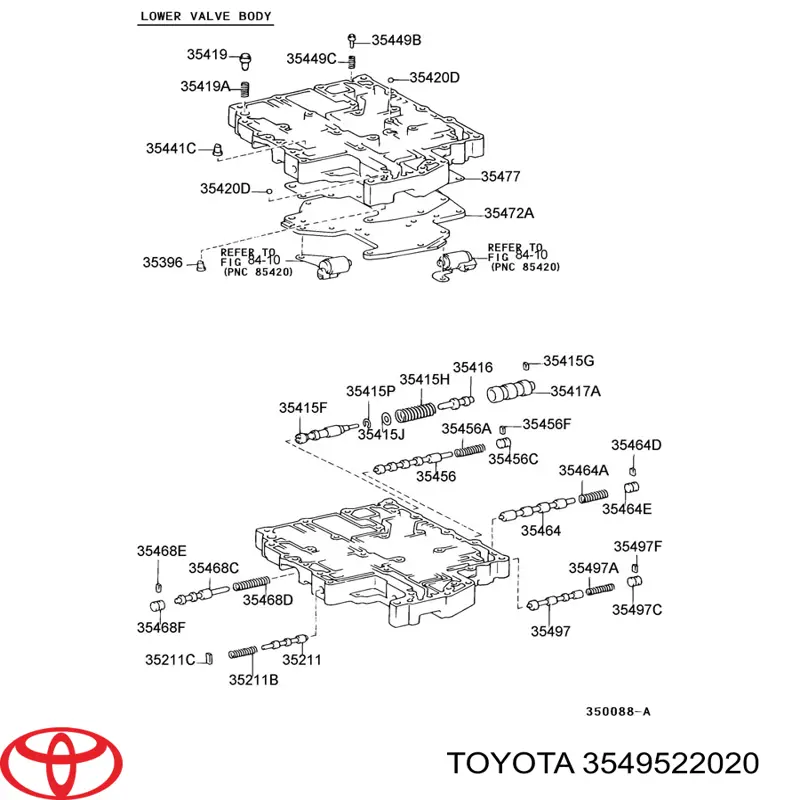  Toyota 3549522020 preço, a partir de 7,93 USD