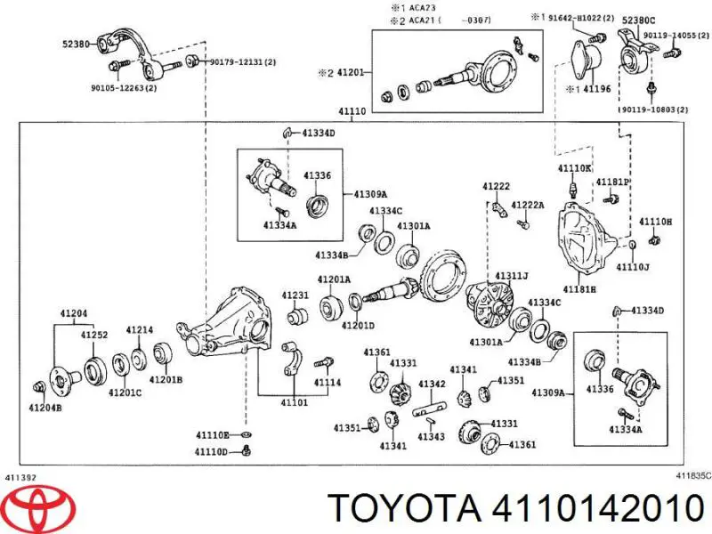  Toyota 4110142010 preço, a partir de 575,97 USD