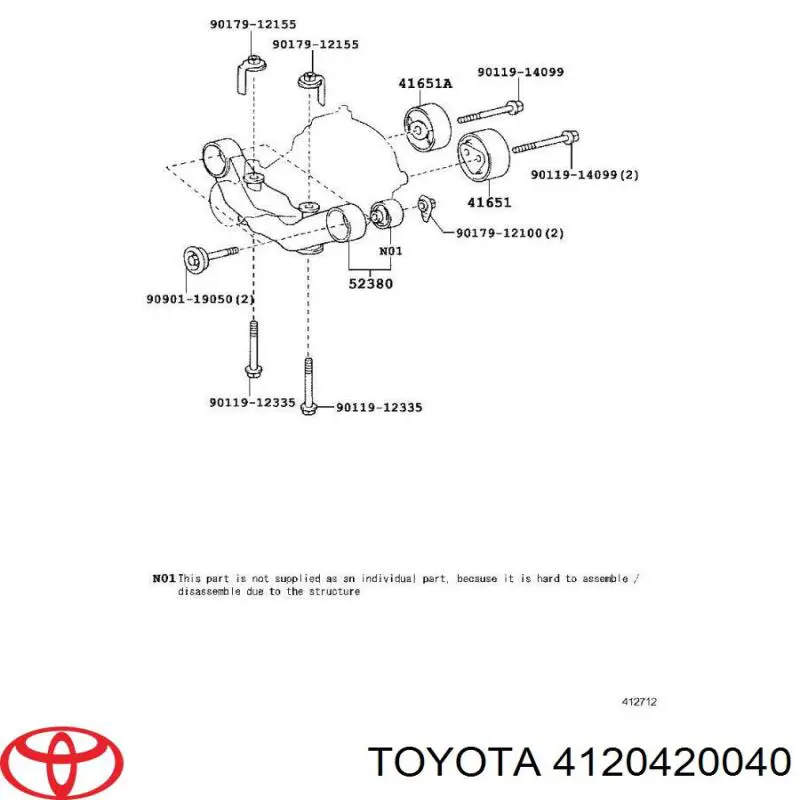  Toyota 4120420040 preço, a partir de 122,27 USD