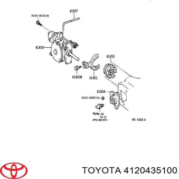 Compre 4120435100 Toyota Flange da haste de redutor traseiro