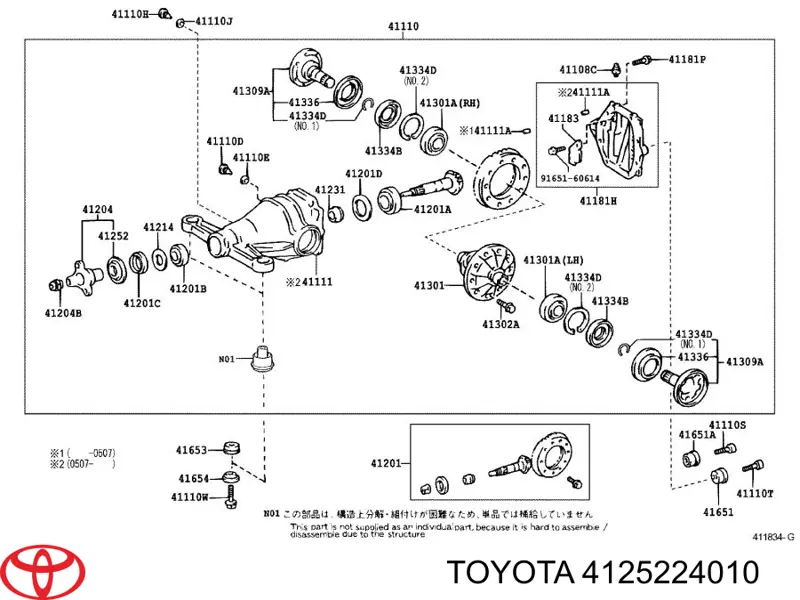  Toyota 4125224010 preço, a partir de 12,30 USD