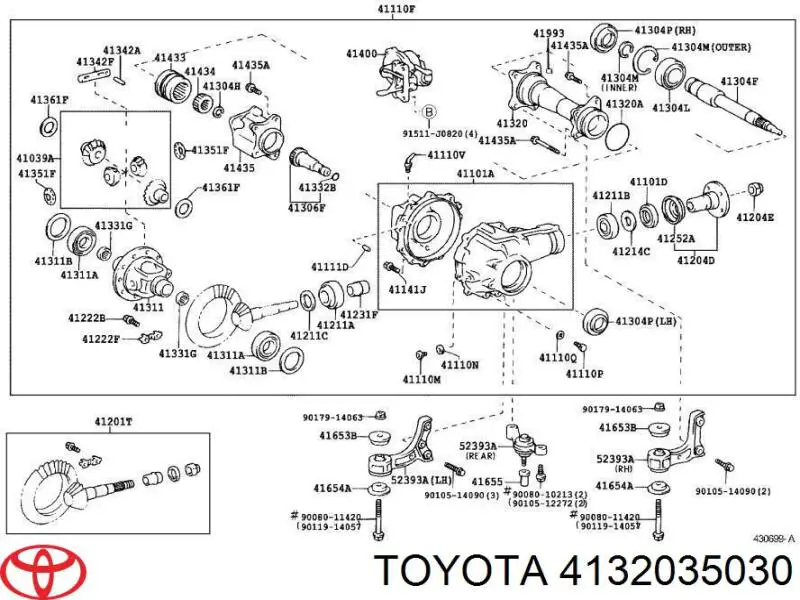  Toyota 4132035030 preço, a partir de 473,90 USD