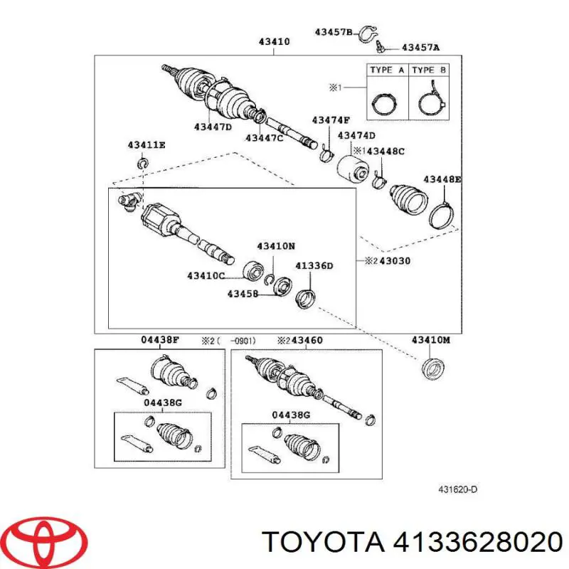  Toyota 4133628020 preço, a partir de 6,21 USD