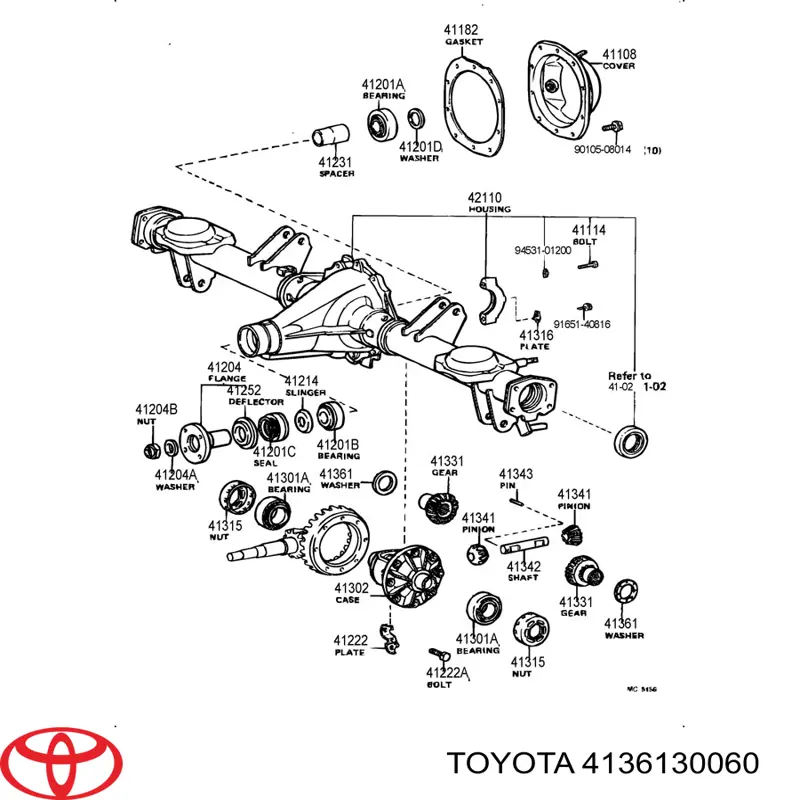 Arruela de regulação Toyota 4136130060 preço, a partir de 13,20 USD