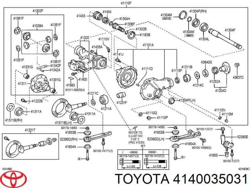 Válvula a vácuo de ativação do eixo dianteiro Toyota 4140035033 preço, a partir de 220,39 USD