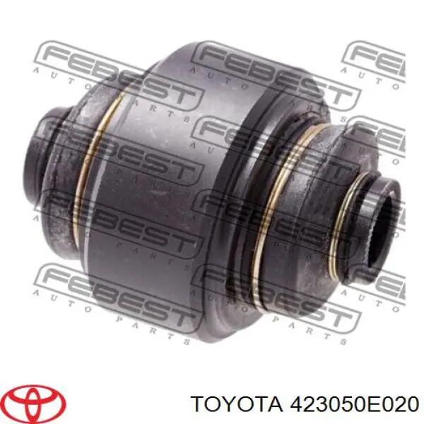 423050E020 Toyota Pino moente (extremidade do eixo) traseiro esquerdo