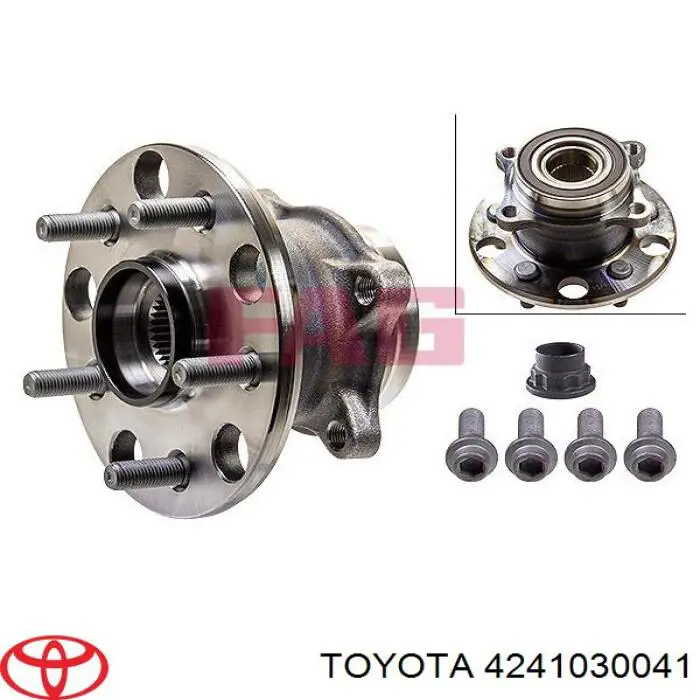 4241030041 Toyota Cubo traseiro