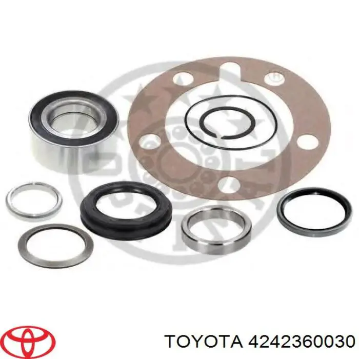 Anel de travagem de rolamento do semieixo traseiro Toyota 4242360030 preço, a partir de 17,99 USD