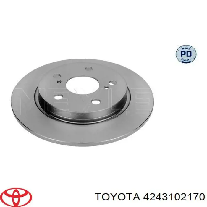 Disco do freio traseiro Toyota 4243102170 preço, a partir de 30,99 USD