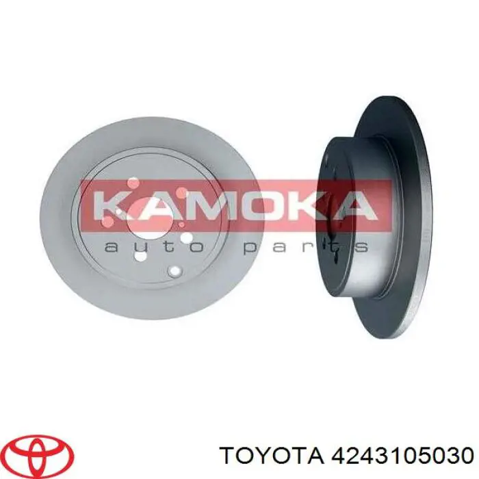 Disco do freio traseiro Toyota 4243105030 preço, a partir de 43,06 USD