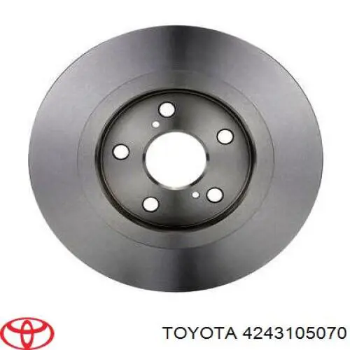 Disco do freio traseiro Toyota 4243105070 preço, a partir de 35,30 USD