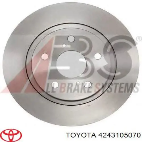 Compre 4243105070 Toyota Disco do freio traseiro